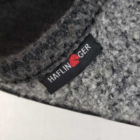 Haflinger Clog Slippers 41 Gray Wool Felt Slip On Indoor Outdoor Comfort Shoes - Picture 7 of 9